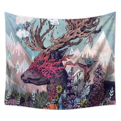 Dream Elk Decorative Tapestry