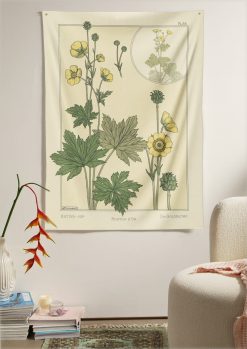 Buttercup Flower Decorative Tapestry