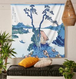 Japanese Lake Decorative Tapestry