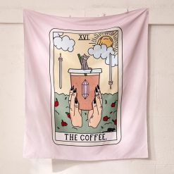 Coffee Tarot Decorative Tapestry