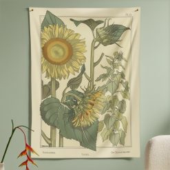 Sunflower Flora Decorative Tapestry