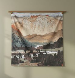 Japanese Mountain Decorative Tapestry