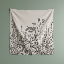 Line Garden Decorative Tapestry