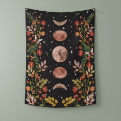 Flower Moon Decorative Tapestry